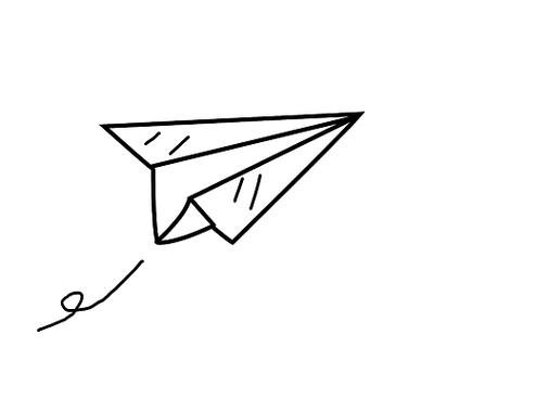 纸飞机，简笔画,纸飞机简笔画视频